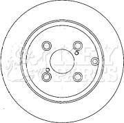 Key Parts KBD4380 - Kočioni disk www.molydon.hr