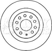 Key Parts KBD4383 - Kočioni disk www.molydon.hr