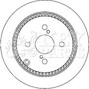 Key Parts KBD4378 - Kočioni disk www.molydon.hr