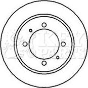 Key Parts KBD4215 - Kočioni disk www.molydon.hr