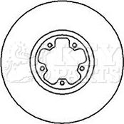 Key Parts KBD4221 - Kočioni disk www.molydon.hr