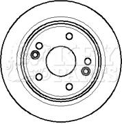 Key Parts KBD4271 - Kočioni disk www.molydon.hr