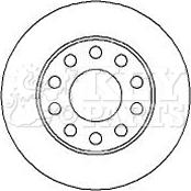 Key Parts KBD4273 - Kočioni disk www.molydon.hr