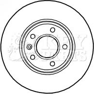 Key Parts KBD4797 - Kočioni disk www.molydon.hr