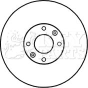 Key Parts KBD4717 - Kočioni disk www.molydon.hr