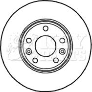 Key Parts KBD4780 - Kočioni disk www.molydon.hr