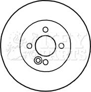 Key Parts KBD4732 - Kočioni disk www.molydon.hr