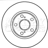 Key Parts KBD4776 - Kočioni disk www.molydon.hr