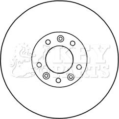 Key Parts KBD5969S - Kočioni disk www.molydon.hr