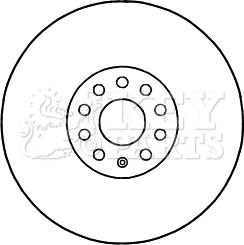 Key Parts KBD5963S - Kočioni disk www.molydon.hr