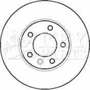 Key Parts KBD5901S - Kočioni disk www.molydon.hr