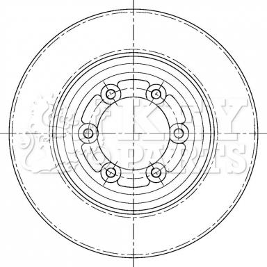 Key Parts KBD5409 - Kočioni disk www.molydon.hr