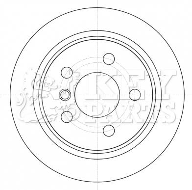 Key Parts KBD5426 - Kočioni disk www.molydon.hr