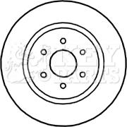 Key Parts KBD5145 - Kočioni disk www.molydon.hr