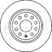 Key Parts KBD5167 - Kočioni disk www.molydon.hr