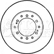 Key Parts KBD5111 - Kočioni disk www.molydon.hr