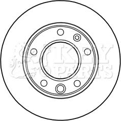 Key Parts KBD5134 - Kočioni disk www.molydon.hr