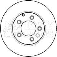 Key Parts KBD5131 - Kočioni disk www.molydon.hr