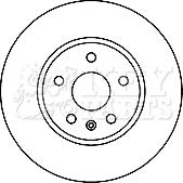 Key Parts KBD5894S - Kočioni disk www.molydon.hr