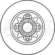 Key Parts KBD5841S - Kočioni disk www.molydon.hr