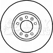 Key Parts KBD5815S - Kočioni disk www.molydon.hr