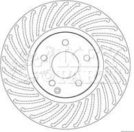 Key Parts KBD5811S - Kočioni disk www.molydon.hr