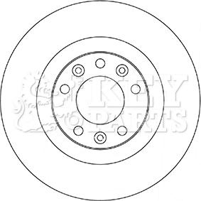 Key Parts KBD5356 - Kočioni disk www.molydon.hr