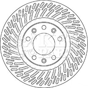 Key Parts KBD5352 - Kočioni disk www.molydon.hr