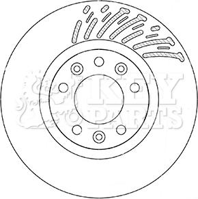 Key Parts KBD5360 - Kočioni disk www.molydon.hr