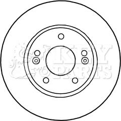 Key Parts KBD5313 - Kočioni disk www.molydon.hr