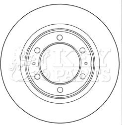 Key Parts KBD5289 - Kočioni disk www.molydon.hr