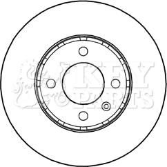 Key Parts KBD5236 - Kočioni disk www.molydon.hr