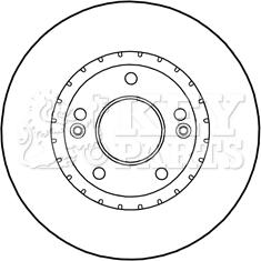 Key Parts KBD5278 - Kočioni disk www.molydon.hr