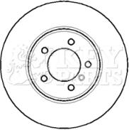 Key Parts KBD5766S - Kočioni disk www.molydon.hr