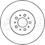 Key Parts KBD5761S - Kočioni disk www.molydon.hr