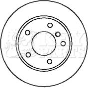 Key Parts KBD5735S - Kočioni disk www.molydon.hr