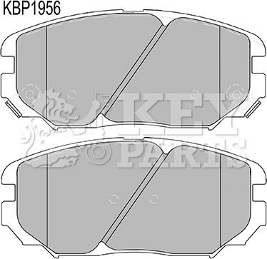 Key Parts KBP1956 - Komplet Pločica, disk-kočnica www.molydon.hr