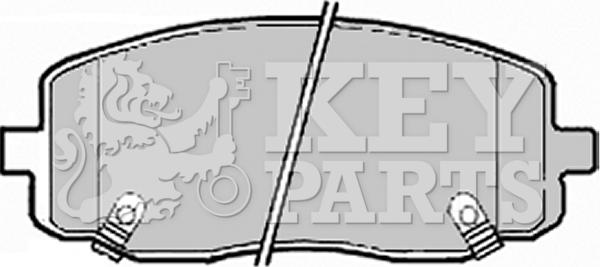 Key Parts KBP1910 - Komplet Pločica, disk-kočnica www.molydon.hr