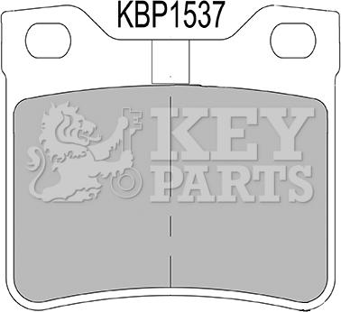Key Parts KBP1537 - Komplet Pločica, disk-kočnica www.molydon.hr