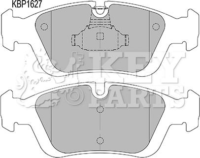 Key Parts KBP1627 - Komplet Pločica, disk-kočnica www.molydon.hr