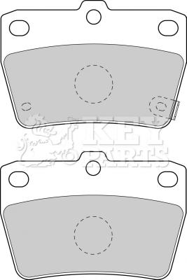 Key Parts KBP1804 - Komplet Pločica, disk-kočnica www.molydon.hr