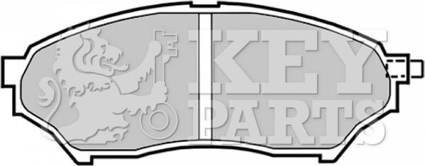 Key Parts KBP1759 - Komplet Pločica, disk-kočnica www.molydon.hr