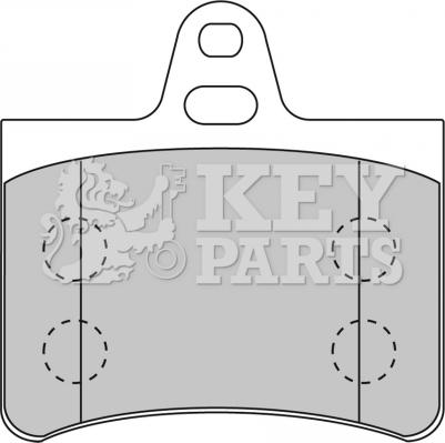 Key Parts KBP1710 - Komplet Pločica, disk-kočnica www.molydon.hr