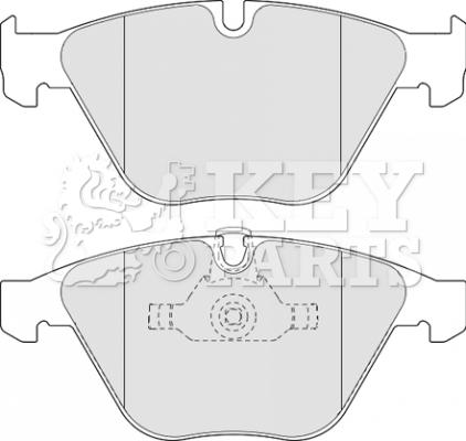 Key Parts KBP2110 - Komplet Pločica, disk-kočnica www.molydon.hr