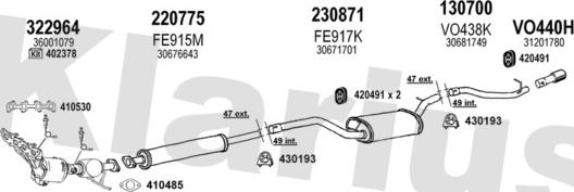 Klarius 960485E - Ispušni sistem www.molydon.hr