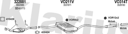 Klarius 960471U - Ispušni sistem www.molydon.hr