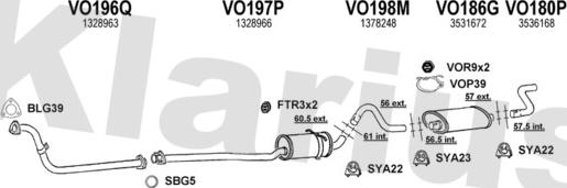 Klarius 960088U - Ispušni sistem www.molydon.hr