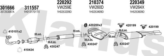 Klarius 930391E - Ispušni sistem www.molydon.hr