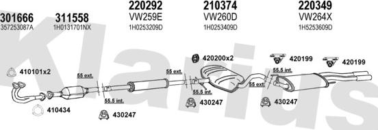 Klarius 931297E - Ispušni sistem www.molydon.hr