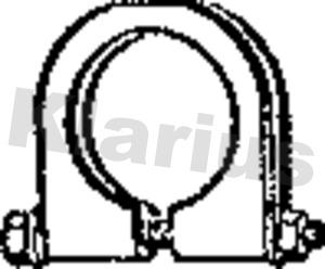 Klarius 430015 - Cijevne spojnice, Ispušni sistem www.molydon.hr
